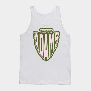 Adams National Historical Park name arrowhead Tank Top